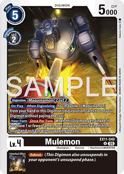 Mulemon, Dawn of Liberator · EX11-040