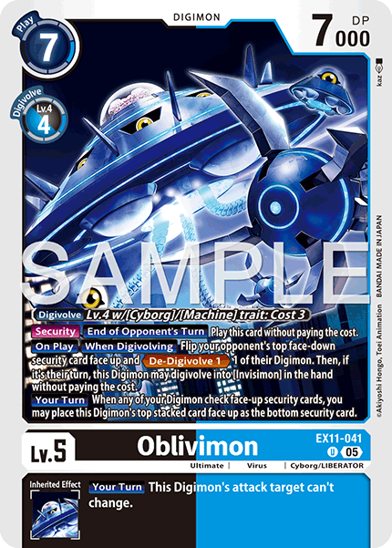 Oblivimon, Dawn of Liberator · EX11-041