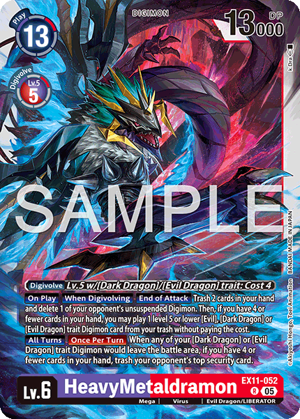 HeavyMetaldramon, Dawn of Liberator · EX11-052