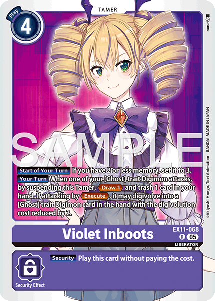 Violet Inboots, Dawn of Liberator · EX11-068