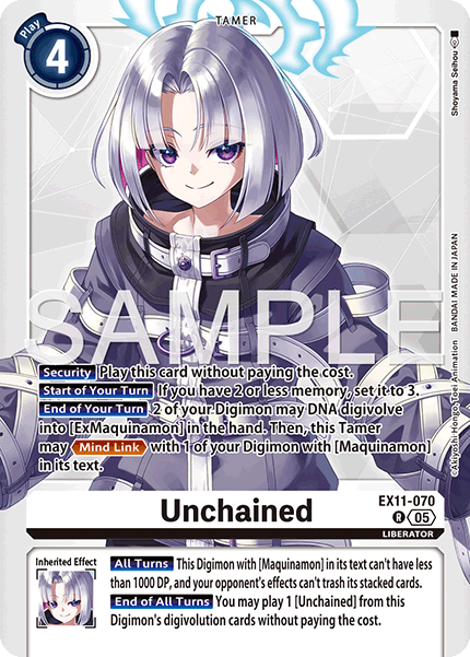 Unchained, Dawn of Liberator · EX11-070