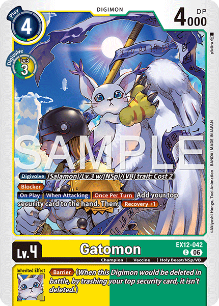 Gatomon, Digital World Shambala · EX12-042
