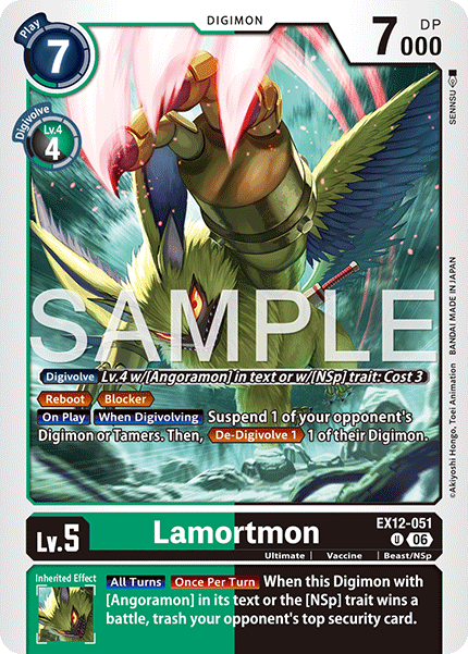 Lamortmon, Digital World Shambala · EX12-051