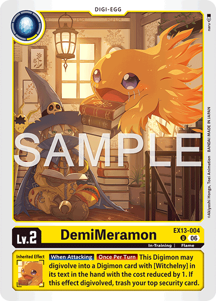 DemiMeramon, Chivalrous XIII · EX13-004