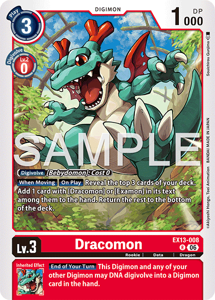 Dracomon, Chivalrous XIII · EX13-008
