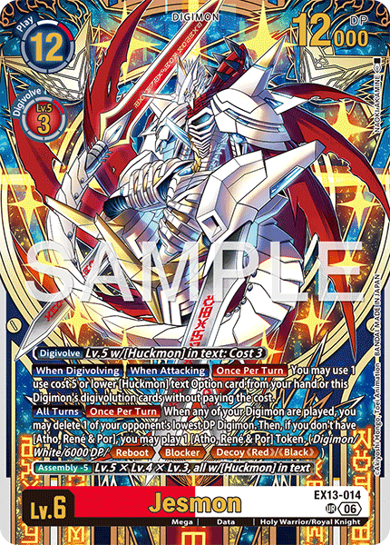 Jesmon, Chivalrous XIII · EX13-014