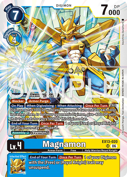 Magnamon, Chivalrous XIII · EX13-020