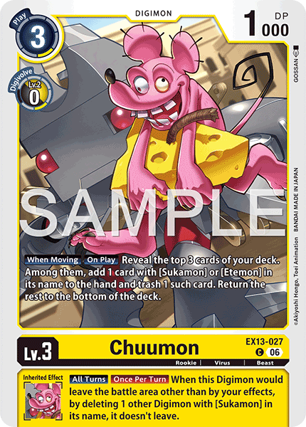 Chuumon, Chivalrous XIII · EX13-027