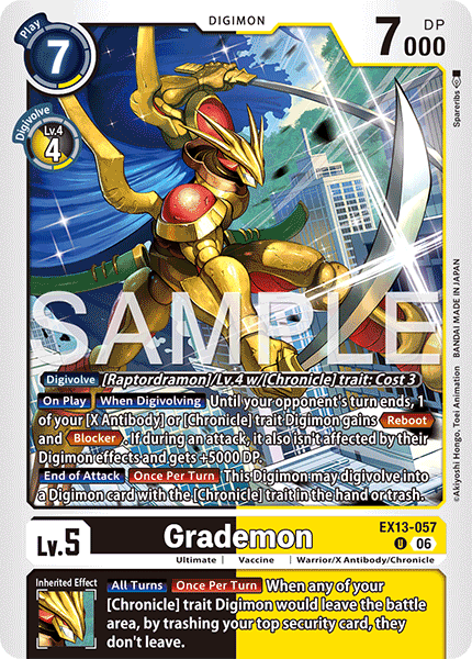 Grademon, Chivalrous XIII · EX13-057