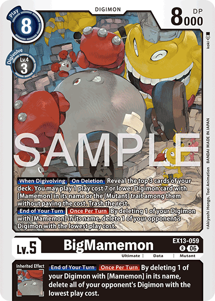 BigMamemon, Chivalrous XIII · EX13-059