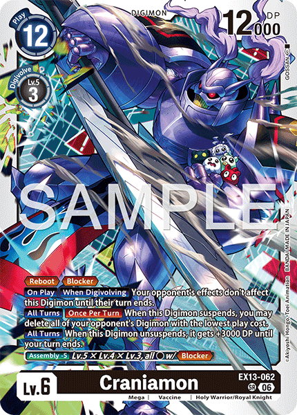 Craniamon, Chivalrous XIII · EX13-062