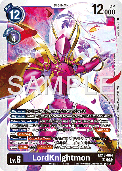LordKnightmon, Chivalrous XIII · EX13-064
