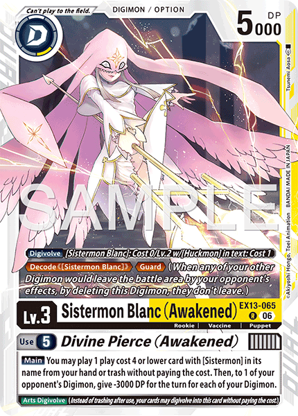 Sistermon Blanc, Chivalrous XIII · EX13-065