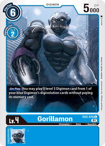 Gorillamon, Digital Hazard · EX2-016