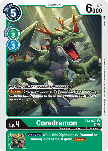 Coredramon, Draconic Roar · EX3-039