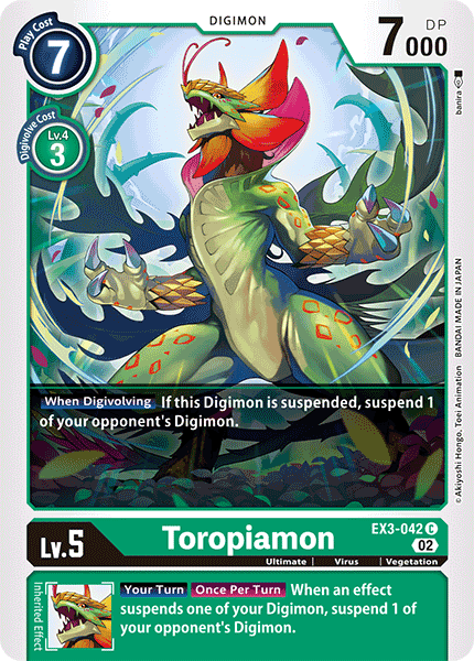 Toropiamon, Draconic Roar · EX3-042
