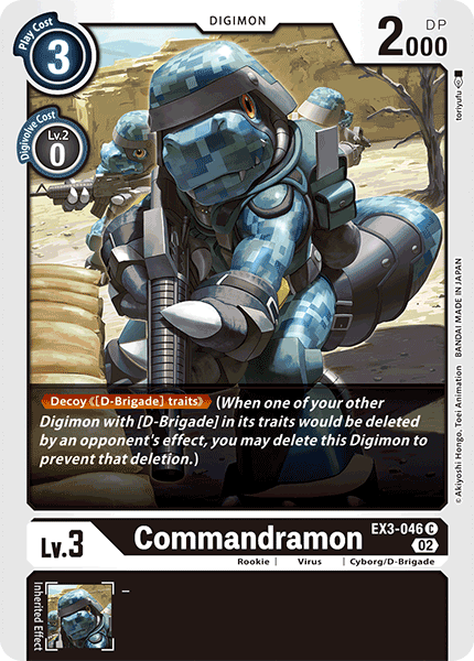 Commandramon, Draconic Roar · EX3-046