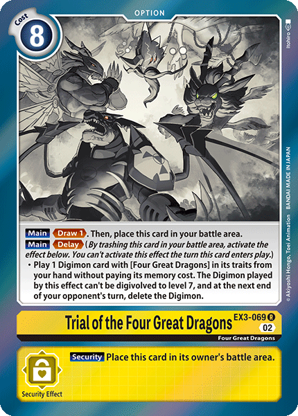 Trial of the Four Great Dragons, Draconic Roar · EX3-069
