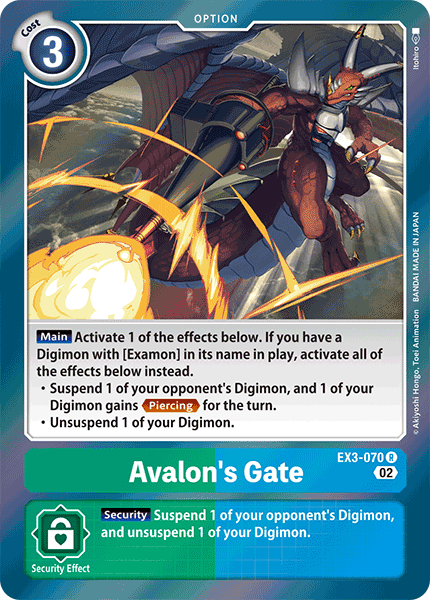 Avalon's Gate, Draconic Roar · EX3-070
