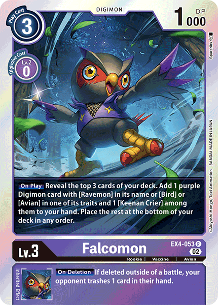 Falcomon, Alternative Being Booster · EX4-053