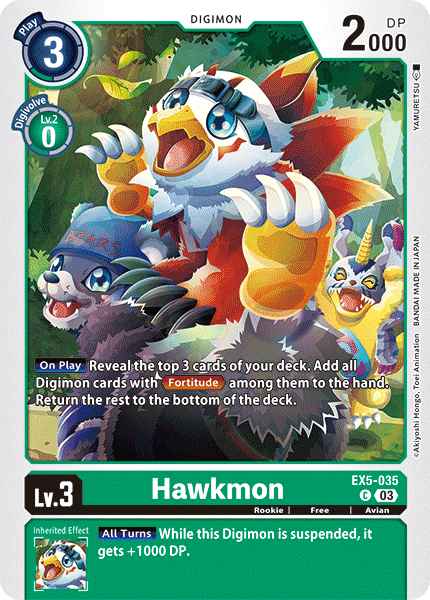 Hawkmon, Animal Colosseum · EX5-035
