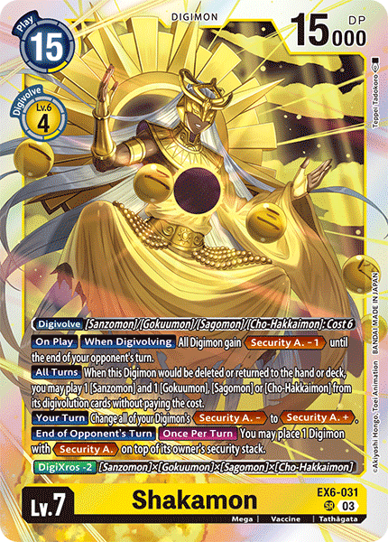 Shakamon, Infernal Ascension · EX6-031