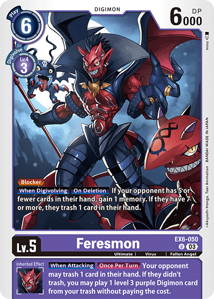 Feresmon, Infernal Ascension · EX6-050