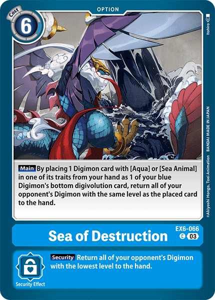 Sea of Destruction, Infernal Ascension · EX6-066