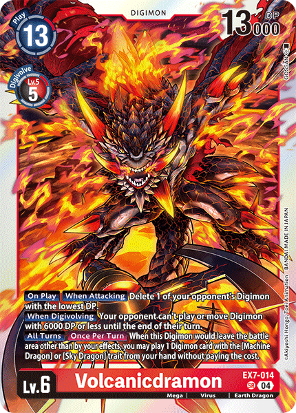 Volcanicdramon, Digimon LIBERATOR · EX7-014