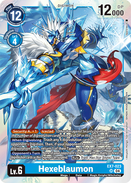 Hexeblaumon, Digimon LIBERATOR · EX7-023