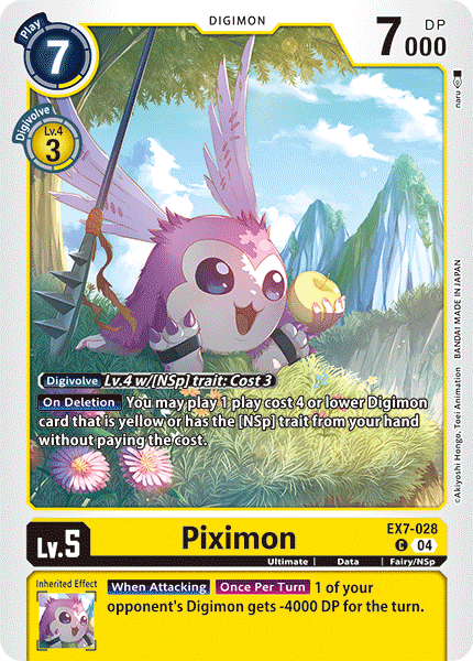 Piximon, Digimon LIBERATOR · EX7-028