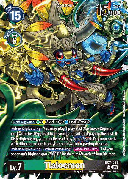 Tlalocmon, Digimon LIBERATOR · EX7-037