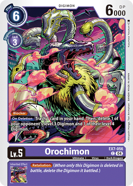 Orochimon, Digimon LIBERATOR · EX7-056
