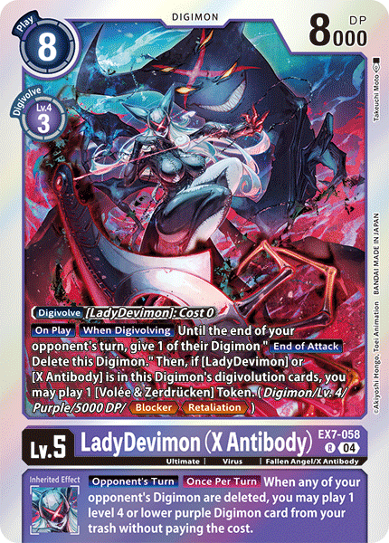 LadyDevimon, Digimon LIBERATOR · EX7-058