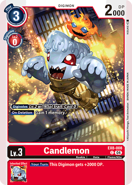 Candlemon, Chain of Liberation · EX8-008