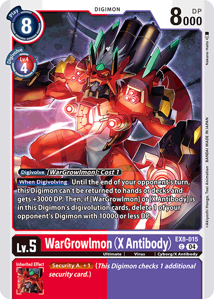 WarGrowlmon, Chain of Liberation · EX8-015
