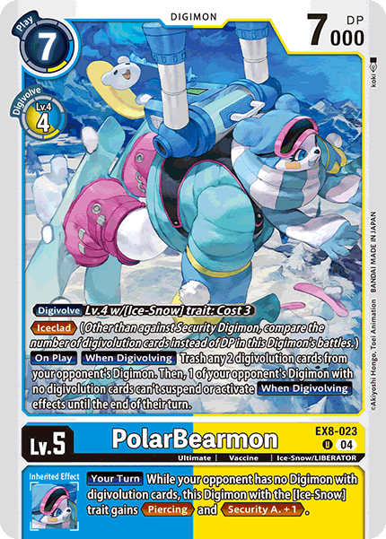 PolarBearmon, Chain of Liberation · EX8-023