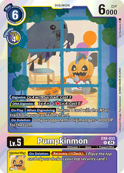 Pumpkinmon, Chain of Liberation · EX8-033