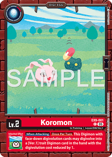 Koromon, Versus Monsters · EX9-001