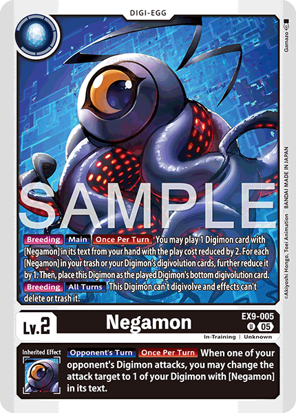 Negamon, Versus Monsters · EX9-005