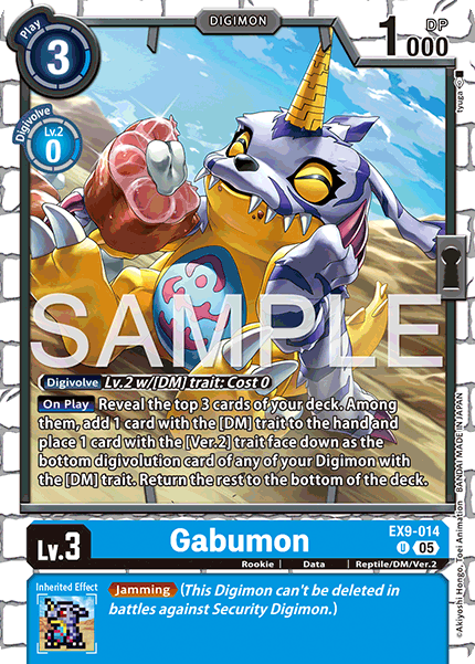 Gabumon, Versus Monsters · EX9-014