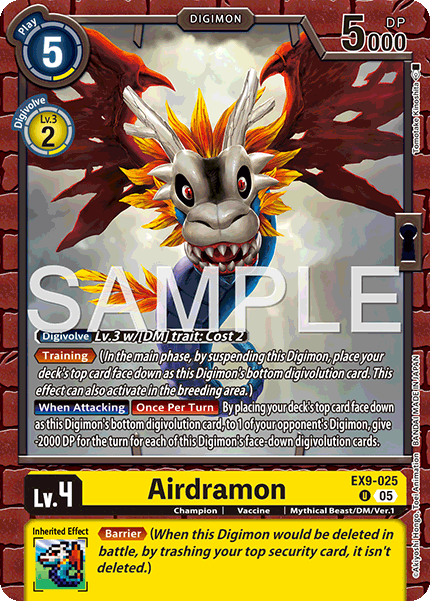 Airdramon, Versus Monsters · EX9-025
