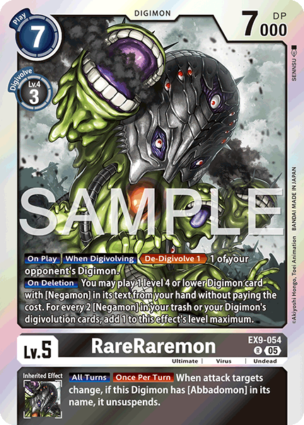 RareRaremon, Versus Monsters · EX9-054