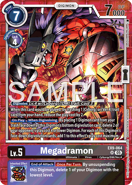 Megadramon, Versus Monsters · EX9-064