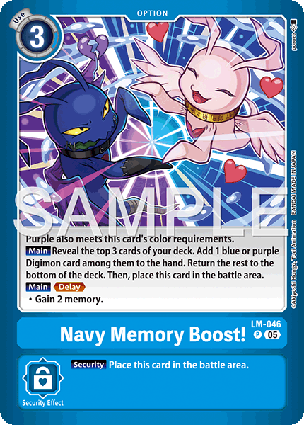 Navy Memory Boost!, Limited Card Pack -Billion Bullet- · LM-046