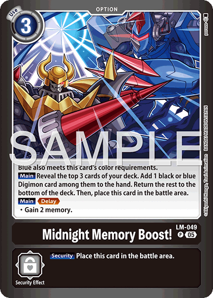 Midnight Memory Boost!, Limited Card Pack -Billion Bullet- · LM-049