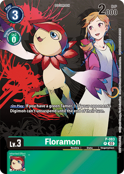 Floramon, Digimon Promotion Cards · P-083