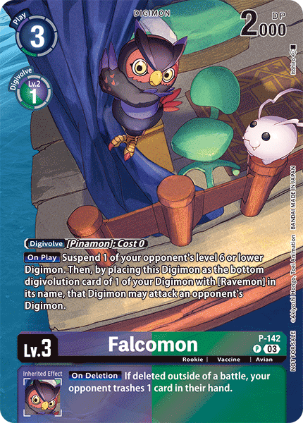 Falcomon, Digimon Promotion Cards · P-142