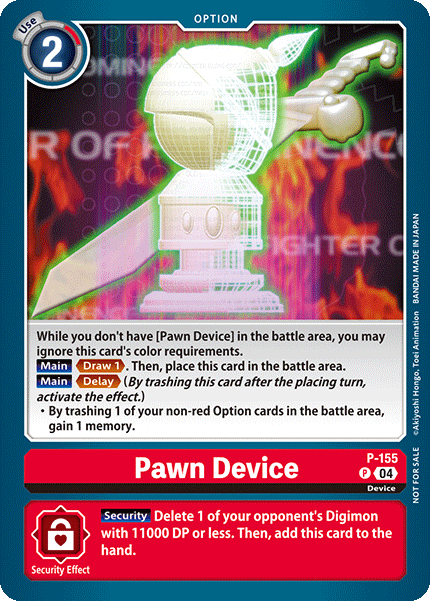 Pawn Device, Digimon Promotion Cards · P-155