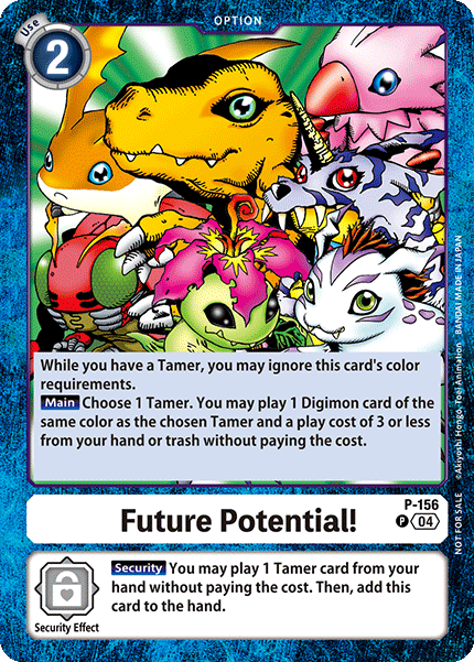 Future Potential!, Digimon Promotion Cards · P-156